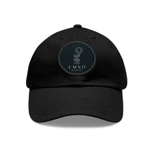 Load image into Gallery viewer, LMNO Dad Hat with Leather Patch (Round)