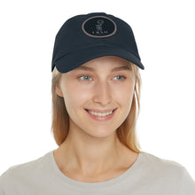 Load image into Gallery viewer, LMNO Dad Hat with Leather Patch (Round)