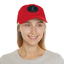 Load image into Gallery viewer, LMNO Dad Hat with Leather Patch (Round)