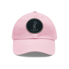 Load image into Gallery viewer, LMNO Dad Hat with Leather Patch (Round)