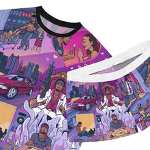 Load image into Gallery viewer, LMNO " Holy Ratchet" Women's Short Pajama Set (AOP)