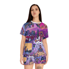 Load image into Gallery viewer, LMNO " Holy Ratchet" Women's Short Pajama Set (AOP)