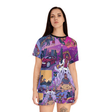 Load image into Gallery viewer, LMNO " Holy Ratchet" Women's Short Pajama Set (AOP)