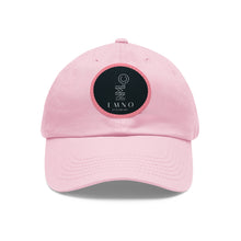 Load image into Gallery viewer, LMNO Dad Hat with Leather Patch (Round)