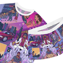 Load image into Gallery viewer, LMNO " Holy Ratchet" Women's Short Pajama Set (AOP)