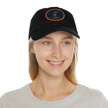 Load image into Gallery viewer, LMNO Dad Hat with Leather Patch (Round)