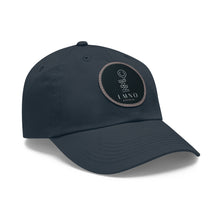 Load image into Gallery viewer, LMNO Dad Hat with Leather Patch (Round)