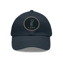 Load image into Gallery viewer, LMNO Dad Hat with Leather Patch (Round)