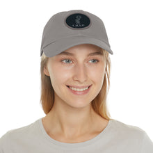 Load image into Gallery viewer, LMNO Dad Hat with Leather Patch (Round)