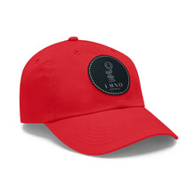 Load image into Gallery viewer, LMNO Dad Hat with Leather Patch (Round)