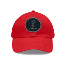 Load image into Gallery viewer, LMNO Dad Hat with Leather Patch (Round)