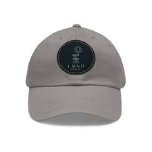 Load image into Gallery viewer, LMNO Dad Hat with Leather Patch (Round)