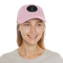 Load image into Gallery viewer, LMNO Dad Hat with Leather Patch (Round)