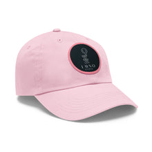 Load image into Gallery viewer, LMNO Dad Hat with Leather Patch (Round)