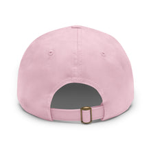 Load image into Gallery viewer, LMNO Dad Hat with Leather Patch (Round)