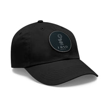 Load image into Gallery viewer, LMNO Dad Hat with Leather Patch (Round)