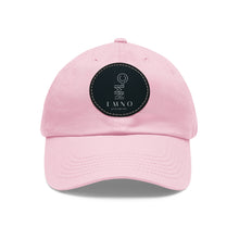 Load image into Gallery viewer, LMNO Dad Hat with Leather Patch (Round)