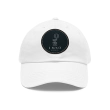 Load image into Gallery viewer, LMNO Dad Hat with Leather Patch (Round)