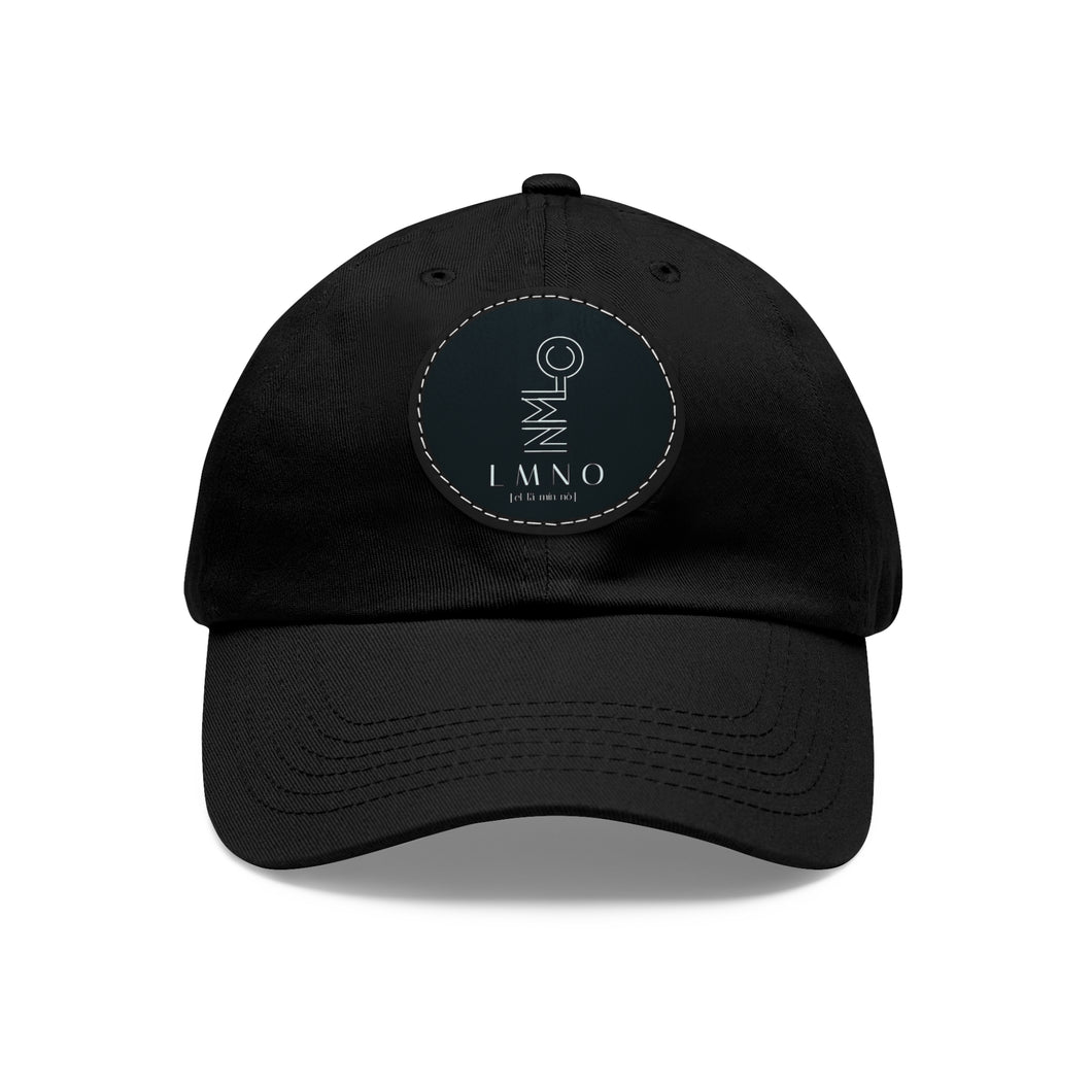 LMNO Dad Hat with Leather Patch (Round)