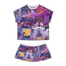 Load image into Gallery viewer, LMNO &quot; Holy Ratchet&quot; Women&#39;s Short Pajama Set (AOP)
