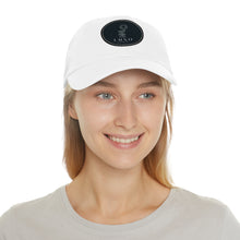 Load image into Gallery viewer, LMNO Dad Hat with Leather Patch (Round)
