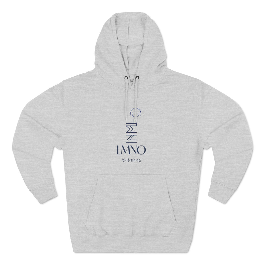 LMNO Three-Panel Fleece Hoodie for Cozy Days